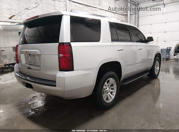 1GNSKAEC0JR150626 2018 CHEVROLET TAHOE Silver Задня права чверть