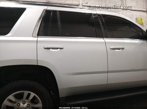 1GNSKAEC0JR150626 2018 CHEVROLET TAHOE Silver 