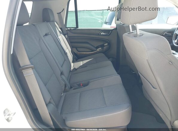 1GNSKAEC0JR151114 2018 CHEVROLET TAHOE White Вид наклейки з VIN-кодом