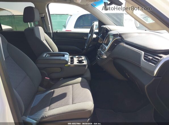 1GNSKAEC0JR151114 2018 CHEVROLET TAHOE White Вид салону спереду