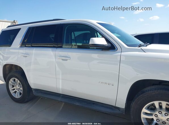 1GNSKAEC0JR151114 2018 CHEVROLET TAHOE White 