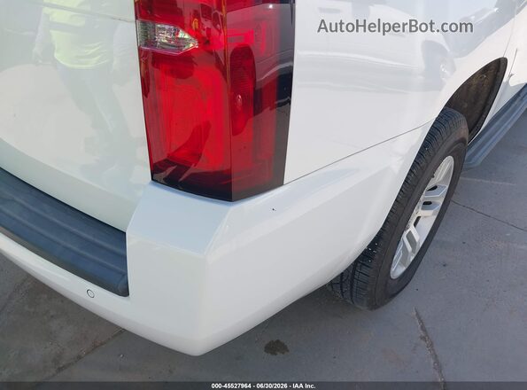 1GNSKAEC0JR151114 2018 CHEVROLET TAHOE White 