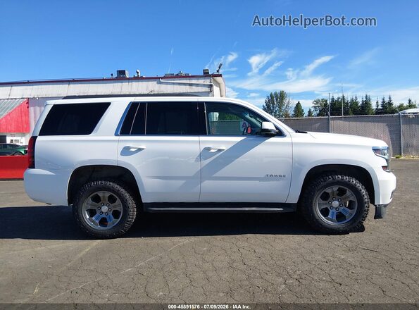 1GNSKAEC0KR351296 2019 CHEVROLET TAHOE White Вид задньої частини салону