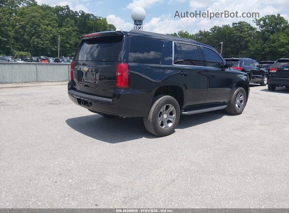 1GNSKAEC1JR346297 2018 CHEVROLET TAHOE Black Rear right