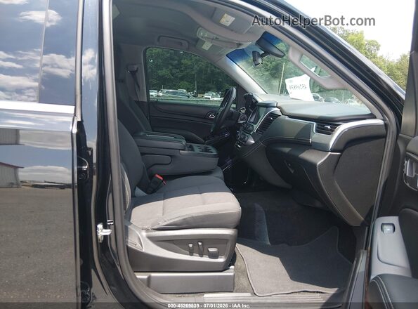 1GNSKAEC1JR346297 2018 CHEVROLET TAHOE Black Front interior view