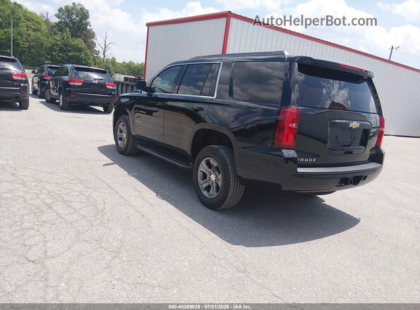 1GNSKAEC1JR346297 2018 CHEVROLET TAHOE Black Rear left