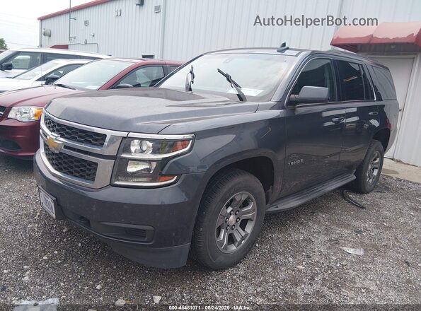 1GNSKAEC1LR106895 2020 CHEVROLET TAHOE Gray Front left