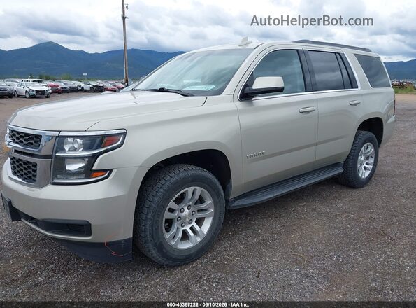 1GNSKAEC2HR355701 2017 CHEVROLET TAHOE Silver წინა მარცხენა ხედი სამი მეოთხედიდან