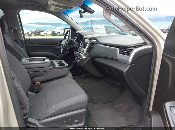 1GNSKAEC2HR355701 2017 CHEVROLET TAHOE Silver წინა სალონის ხედი