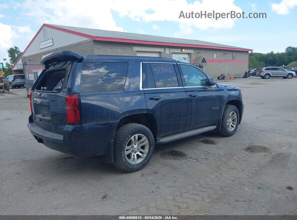1GNSKAEC3HR256109 2017 CHEVROLET TAHOE Blue Tył prawy