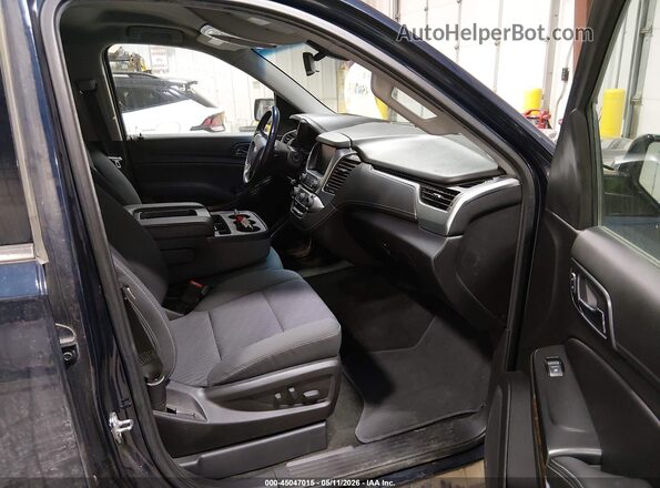 1GNSKAEC3JR284174 2018 CHEVROLET TAHOE Blue Вид салону спереду