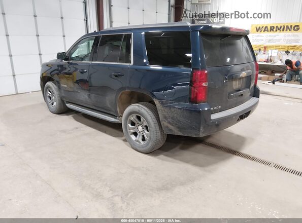 1GNSKAEC3JR284174 2018 CHEVROLET TAHOE Blue Задня ліва чверть