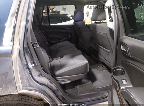 1GNSKAEC3JR284174 2018 CHEVROLET TAHOE Blue Вид наклейки з VIN-кодом