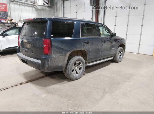 1GNSKAEC3JR284174 2018 CHEVROLET TAHOE Blue Задня права чверть