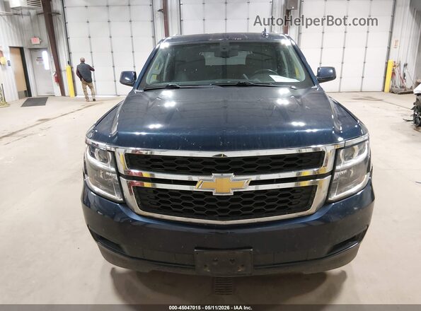 1GNSKAEC3JR284174 2018 CHEVROLET TAHOE Blue Вид щитка приладів