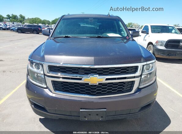 1GNSKAEC3JR301698 2018 CHEVROLET TAHOE Gray Rear interior view