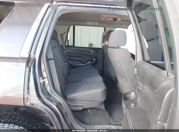 1GNSKAEC3JR322518 2018 CHEVROLET TAHOE Gray VIN sticker view