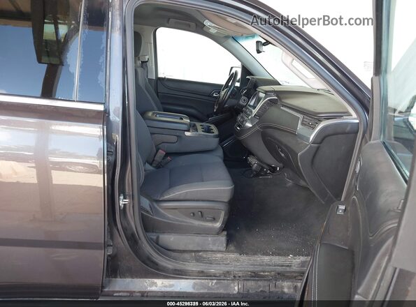 1GNSKAEC3JR322518 2018 CHEVROLET TAHOE Gray Front interior view