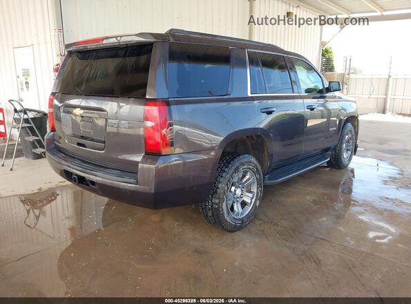 1GNSKAEC3JR322518 2018 CHEVROLET TAHOE Gray Rear right