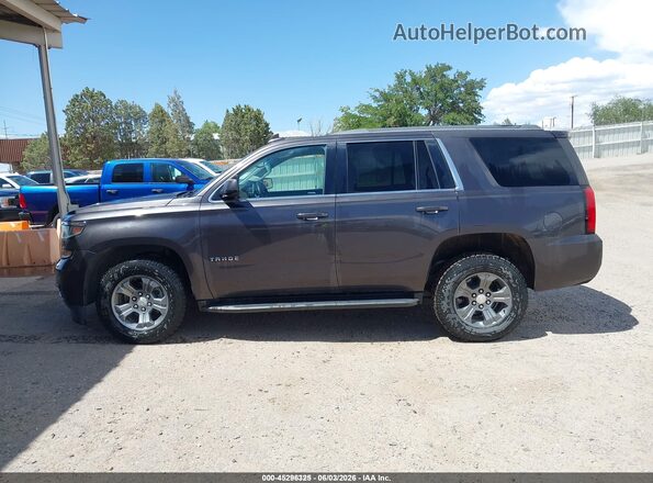 1GNSKAEC3JR322518 2018 CHEVROLET TAHOE Gray 360 interior view