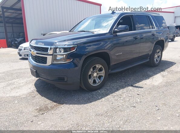 1GNSKAEC3JR338508 2018 CHEVROLET TAHOE Navy წინა მარცხენა ხედი სამი მეოთხედიდან