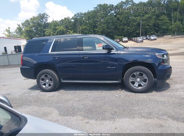 1GNSKAEC3JR338508 2018 CHEVROLET TAHOE Navy უკანა სალონის ხედი