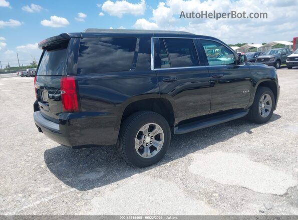1GNSKAEC3KR102720 2019 CHEVROLET TAHOE Black Trasero derecho