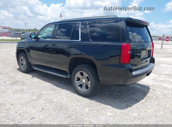 1GNSKAEC3KR102720 2019 CHEVROLET TAHOE Black Trasero izquierdo