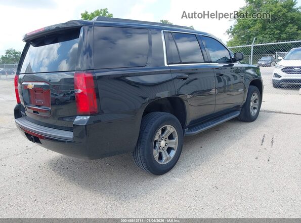 1GNSKAEC3LR298157 2020 CHEVROLET TAHOE Черный Задняя правая четверть