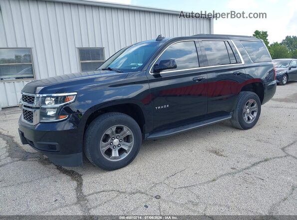1GNSKAEC3LR298157 2020 CHEVROLET TAHOE Черный Передняя левая четверть