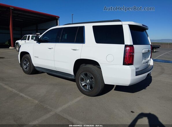 1GNSKAEC5JR368514 2018 CHEVROLET TAHOE White Rear left