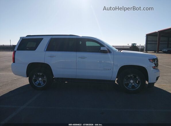 1GNSKAEC5JR368514 2018 CHEVROLET TAHOE White 