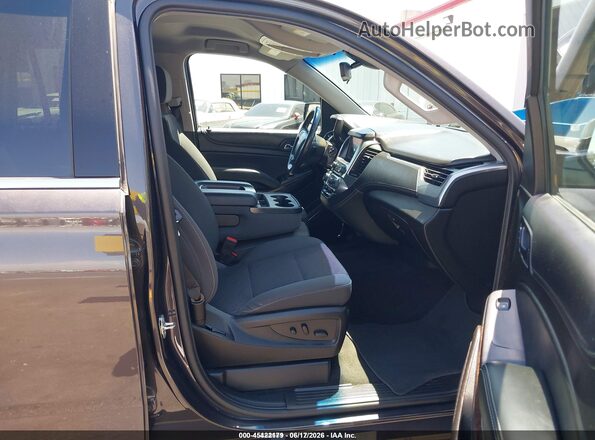 1GNSKAEC6JR331102 2018 CHEVROLET TAHOE Серый Вид салона спереди
