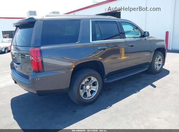 1GNSKAEC6JR331102 2018 CHEVROLET TAHOE Серый Задняя правая четверть