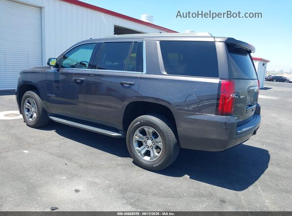 1GNSKAEC6JR331102 2018 CHEVROLET TAHOE Серый Задняя левая четверть