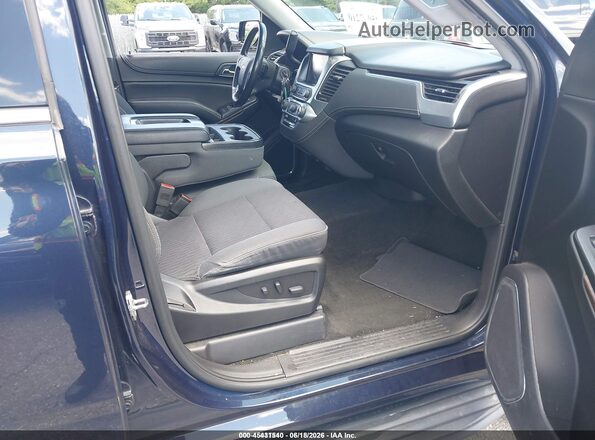 1GNSKAEC6JR338602 2018 CHEVROLET TAHOE Синий Вид салона спереди