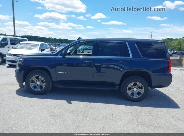1GNSKAEC6JR338602 2018 CHEVROLET TAHOE Синий 