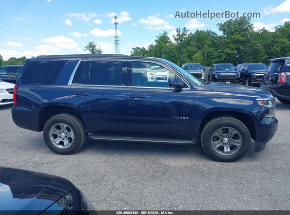 1GNSKAEC6JR338602 2018 CHEVROLET TAHOE Синий 