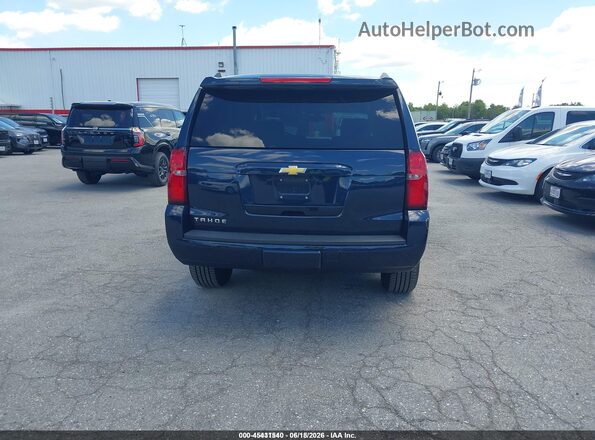 1GNSKAEC6JR338602 2018 CHEVROLET TAHOE Синий 