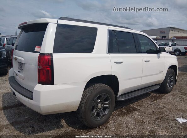 1GNSKAEC6JR368411 2018 CHEVROLET TAHOE White Trasero derecho
