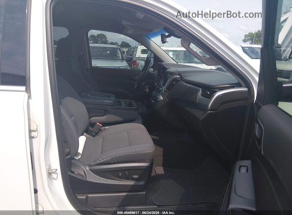 1GNSKAEC6JR368411 2018 CHEVROLET TAHOE White Vista interior delantera