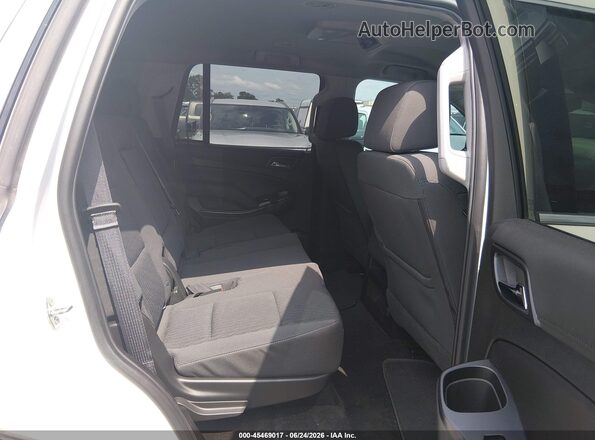 1GNSKAEC6JR368411 2018 CHEVROLET TAHOE White Vista de la etiqueta del VIN