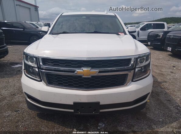 1GNSKAEC6JR368411 2018 CHEVROLET TAHOE White Vista interior trasera