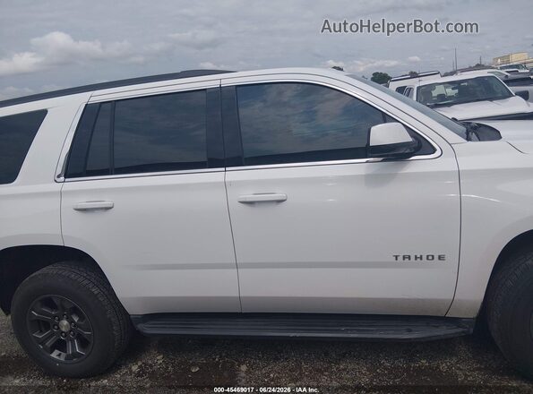 1GNSKAEC6JR368411 2018 CHEVROLET TAHOE White Vista interior de 360 grados