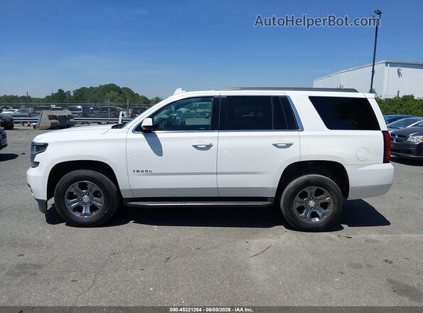 1GNSKAEC7JR338768 2018 CHEVROLET TAHOE Белый 