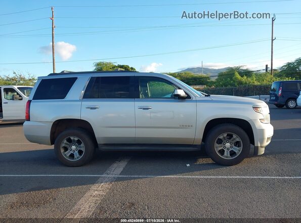 1GNSKAEC7JR358261 2018 CHEVROLET TAHOE Silver 
