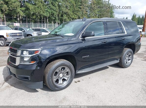 1GNSKAEC7KR152102 2019 CHEVROLET TAHOE Black Vista tres cuartos delantera izquierda