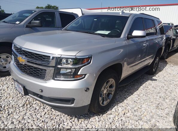 1GNSKAEC7LR119148 2020 CHEVROLET TAHOE Серебряный Передняя левая четверть