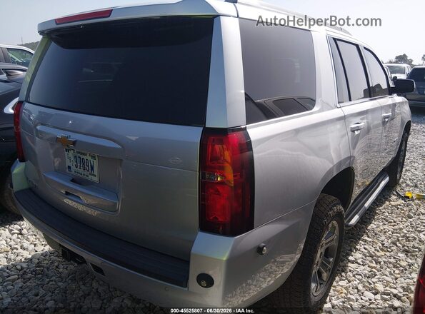 1GNSKAEC7LR119148 2020 CHEVROLET TAHOE Серебряный Задняя правая четверть