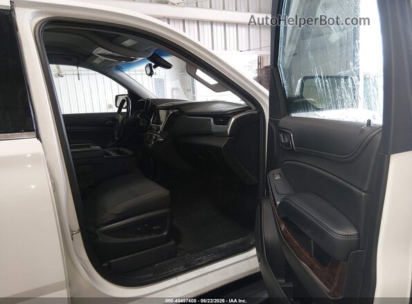 1GNSKAEC8HR316319 2017 CHEVROLET TAHOE White Սալոնի դիմացի տեսք